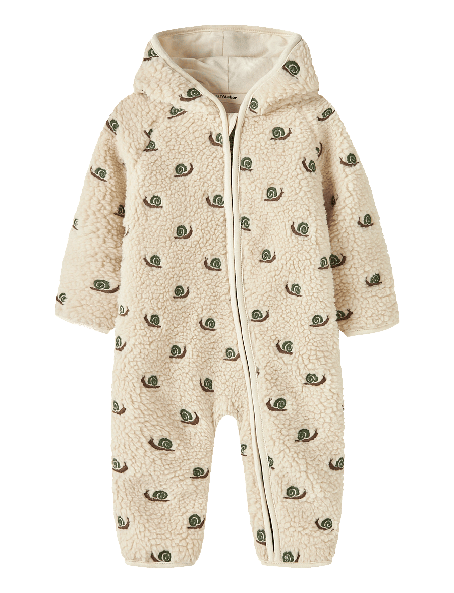 Lil'Atelier - NBMNALO SUI LS LOOSE SUIT LIL - fleece-sets - turtledove - 0