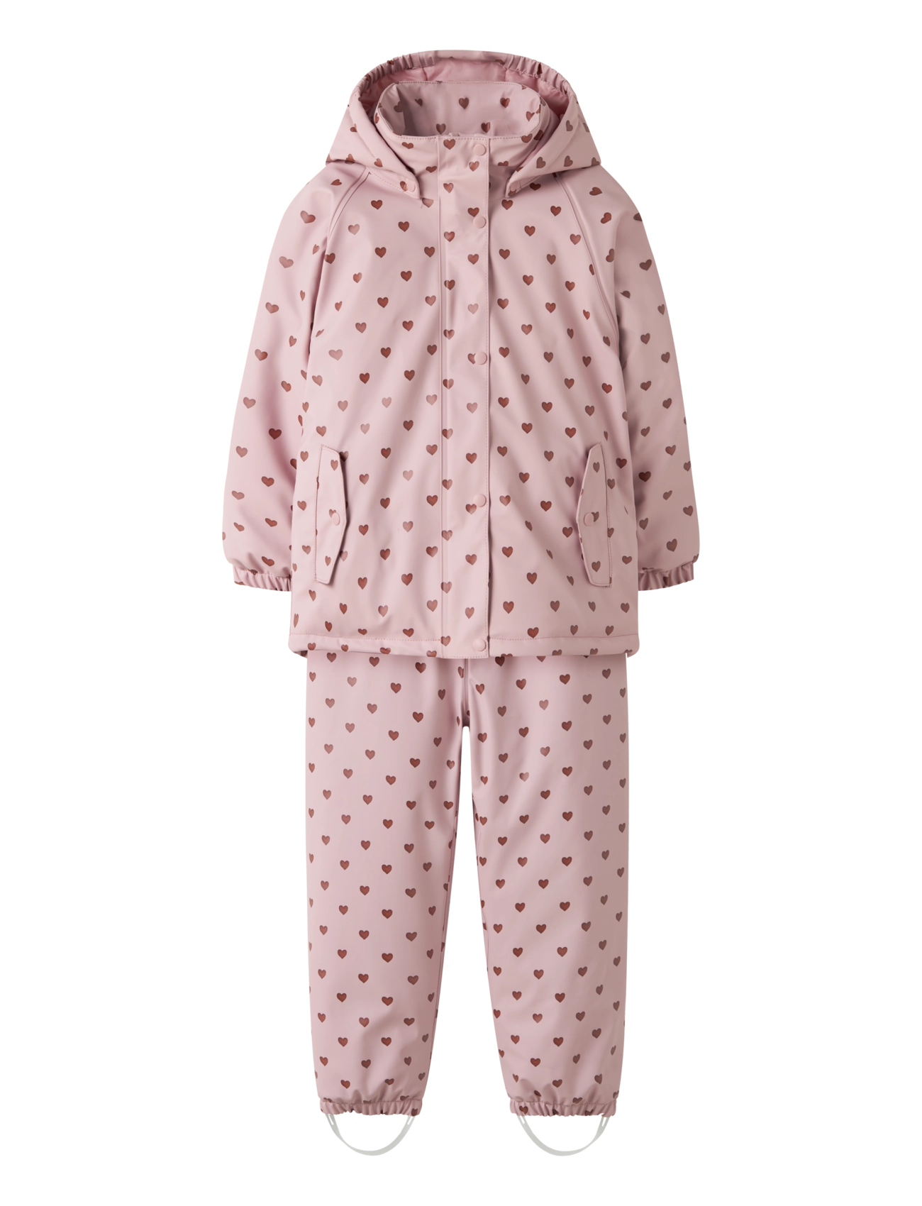 Lil'Atelier NMFLADRY PAD RAIN SET AOP FO LIL - New Arrivals - ZEPHYR / pink/rose