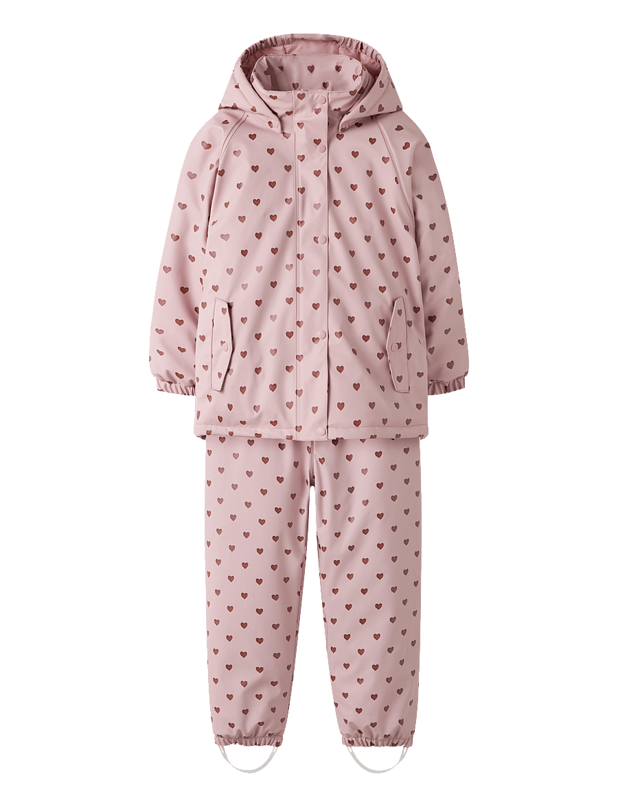 Lil'Atelier - NMFLADRY PAD RAIN SET AOP FO LIL - regensets - zephyr - 0