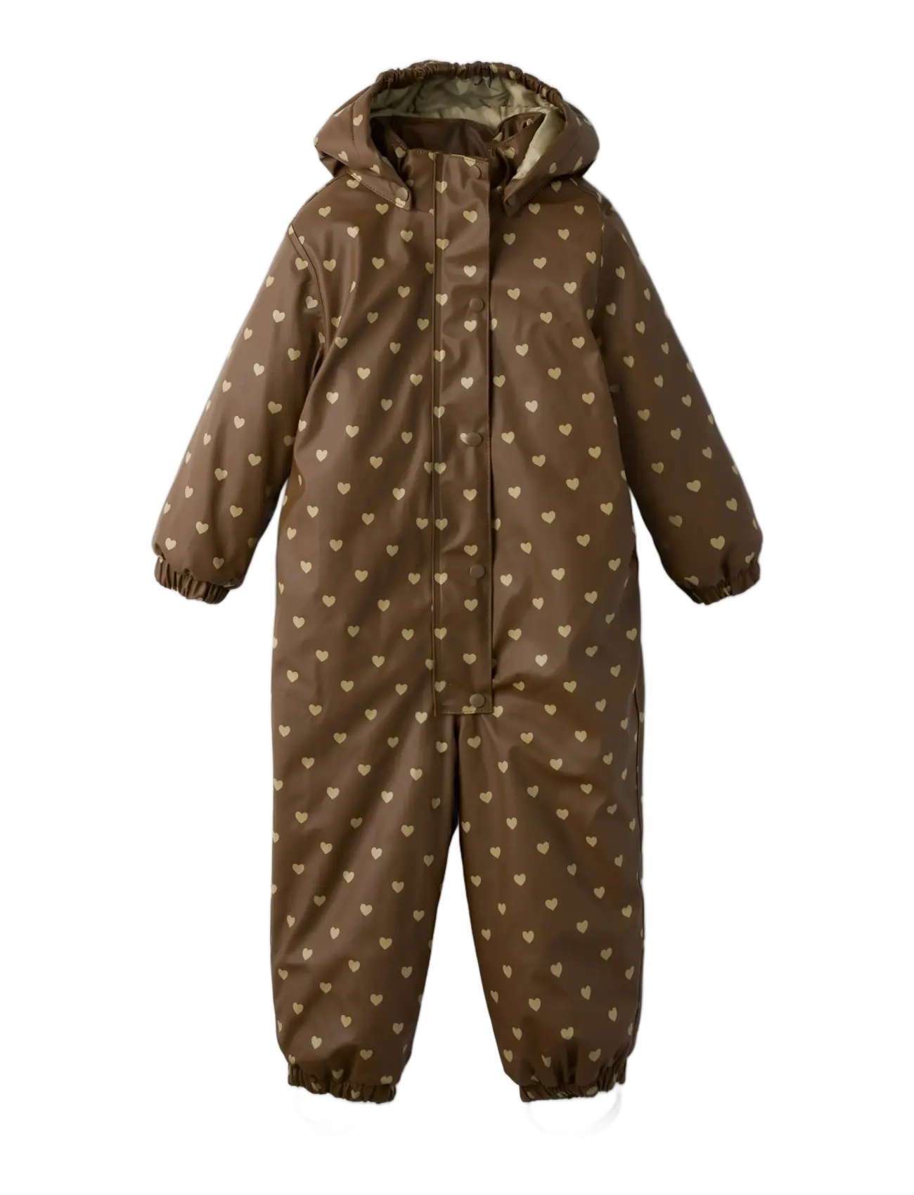 Lil'Atelier - NMFLADRY10 PAD SNOWSUIT AOP FO LIL - schneeanzug - dark earth - 2