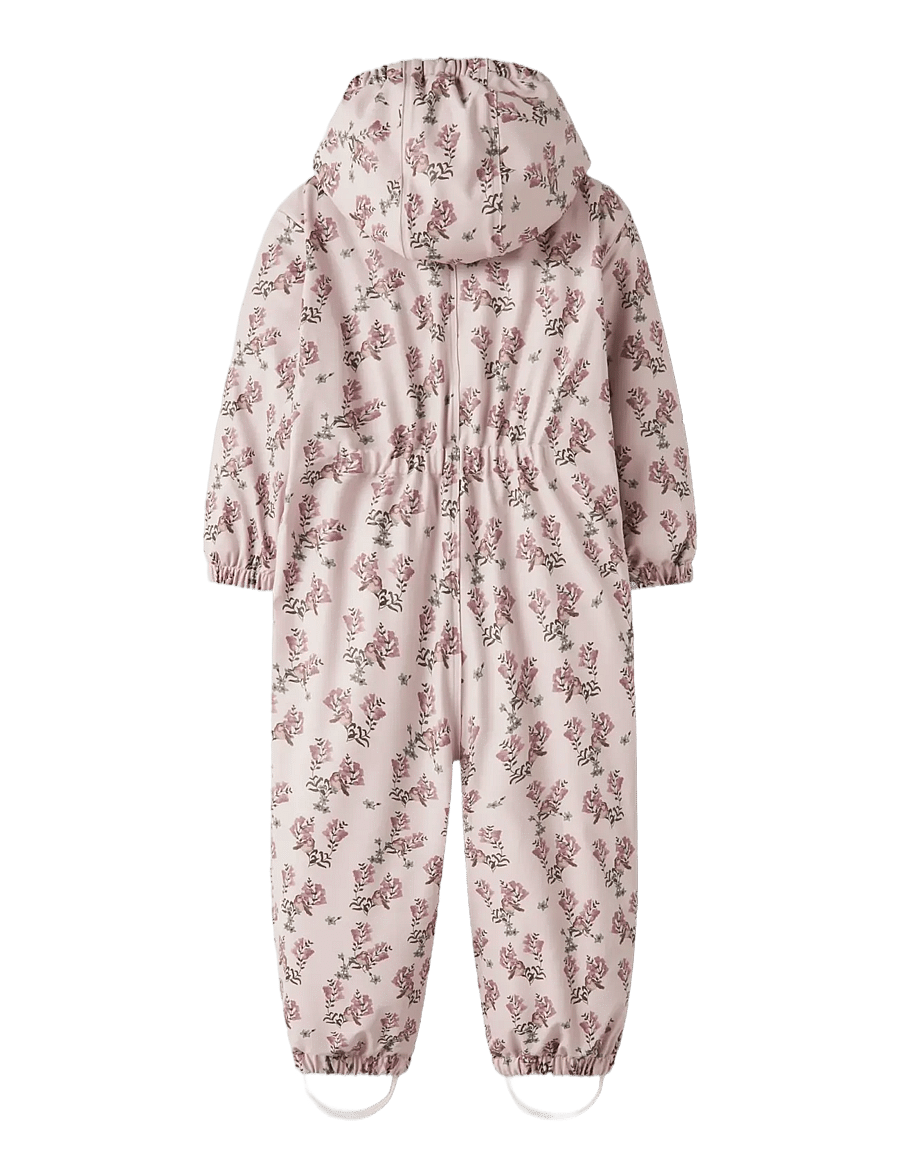 Lil'Atelier - NMFLADRY10 PAD SNOWSUIT AOP FO LIL - talvekombed - hushed violet - 1