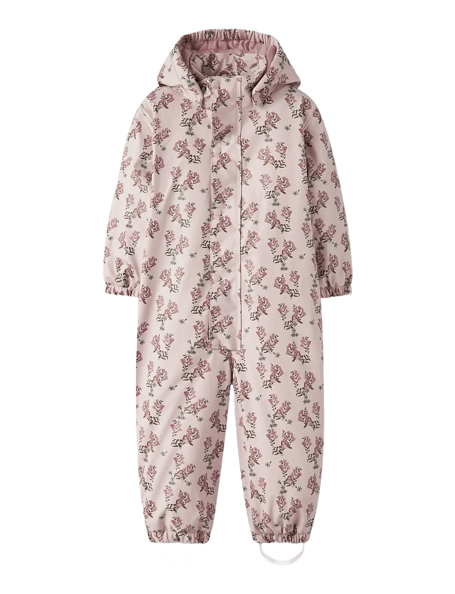 Lil'Atelier - NMFLADRY10 PAD SNOWSUIT AOP FO LIL - talvekombed - hushed violet - 2