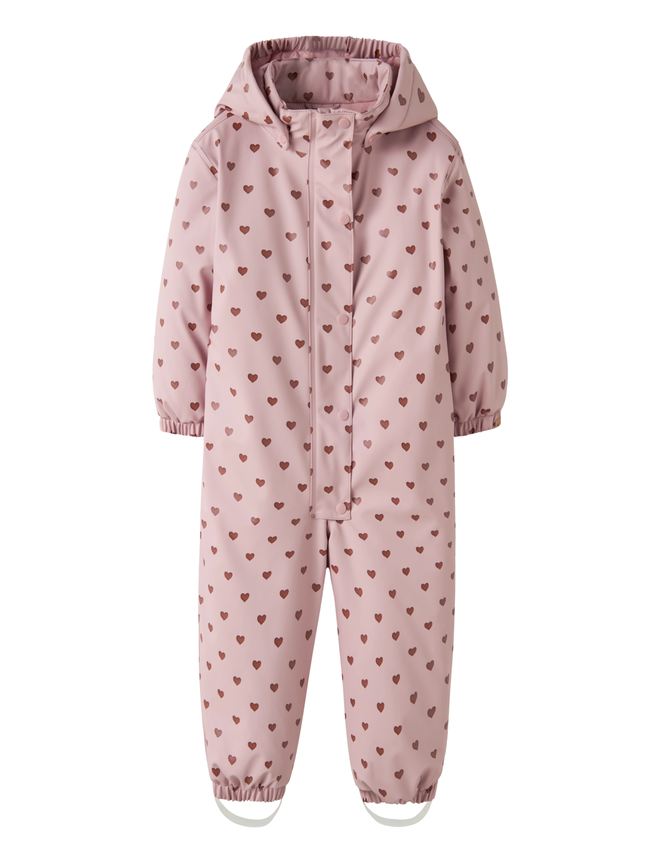 Lil'Atelier NMFLADRY10 PAD SNOWSUIT AOP FO LIL - Outerwear - ZEPHYR / pink/rose