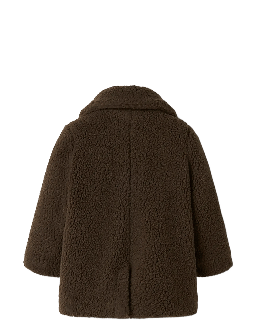 Lil'Atelier - NMFNALO LOOSE LONG JACKET LIL - fliisjakid - dark earth - 1