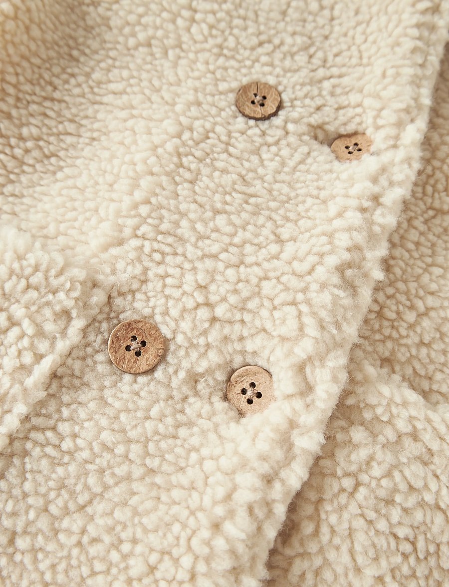 Lil'Atelier - NMFNALO LOOSE LONG JACKET LIL - fleecejacken - turtledove - 2