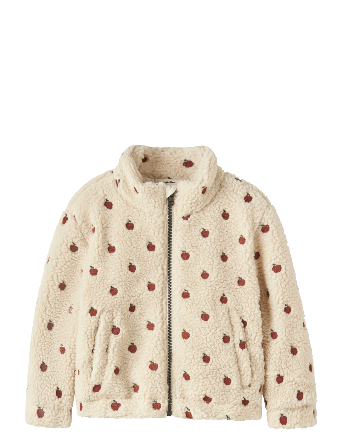 Lil'Atelier NMFNALO SIA SHERPA LOOSE JACKET LIL - New Arrivals - TURTLEDOVE / cream