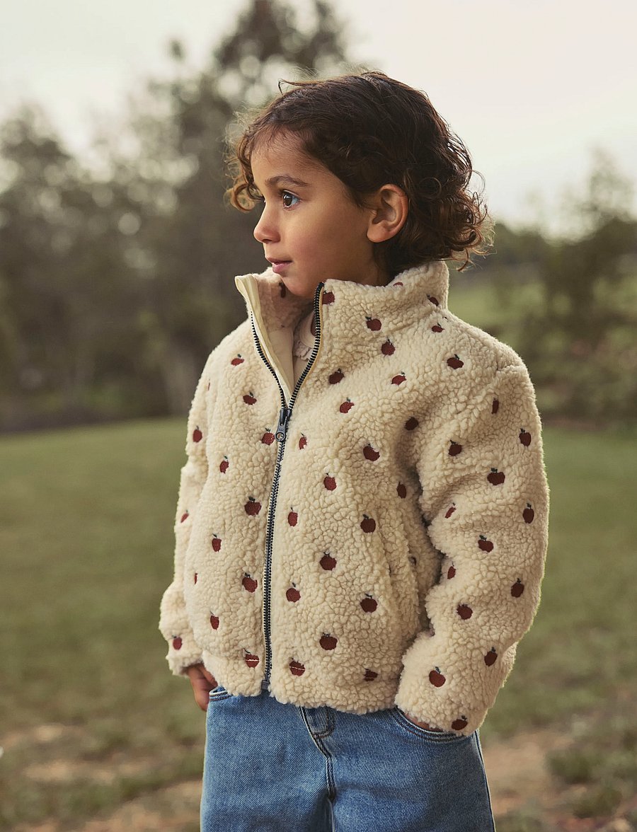 Lil'Atelier - NMFNALO SIA SHERPA LOOSE JACKET LIL - fleecejacken - turtledove - 2