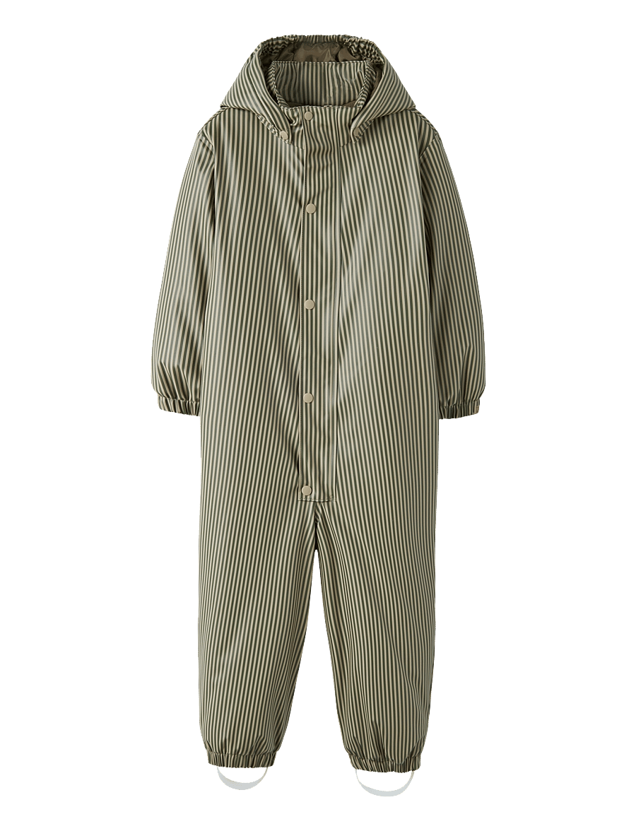 Lil'Atelier - NMMLADRY10 PAD SNOWSUIT AOP FO LIL - termokombinesoonid - twill - 0