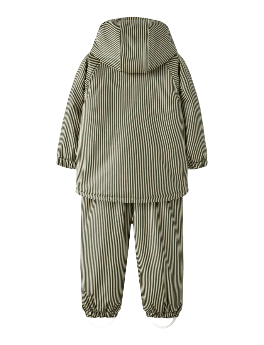 Lil'Atelier - NMMLADRY10 PAD RAIN SET AOP FO1 LIL - regensets - twill - 1