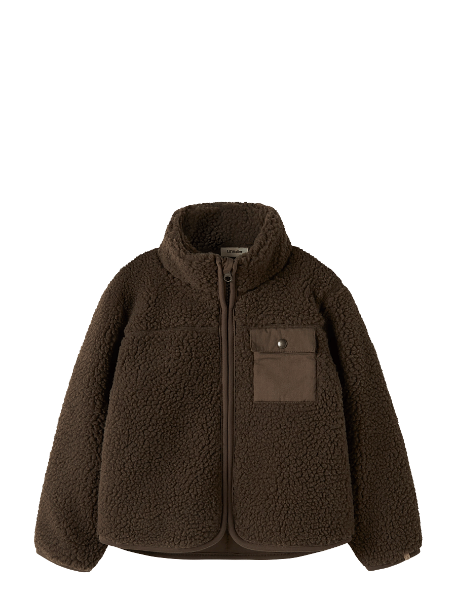 Lil'Atelier - NMMNALO NIO LOOSE JACKET LIL - fliisjakid - dark earth - 0