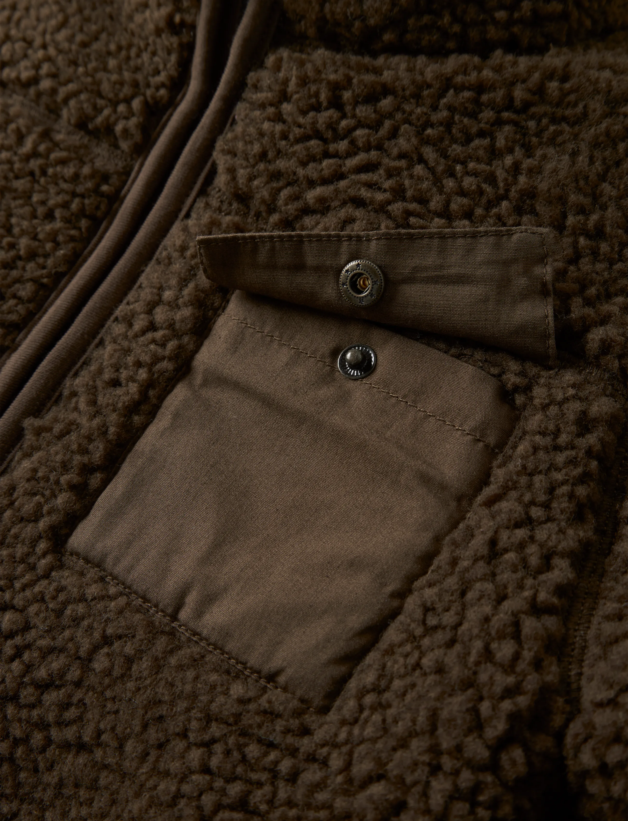 Lil'Atelier - NMMNALO NIO LOOSE JACKET LIL - fleece jackets - dark earth - 2