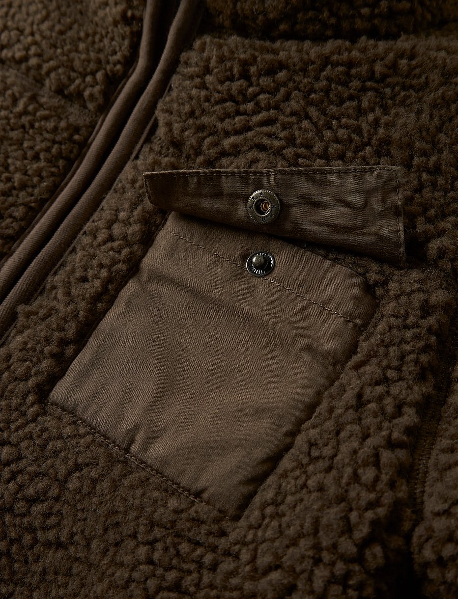 Lil'Atelier - NMMNALO NIO LOOSE JACKET LIL - fliisjakid - dark earth - 2