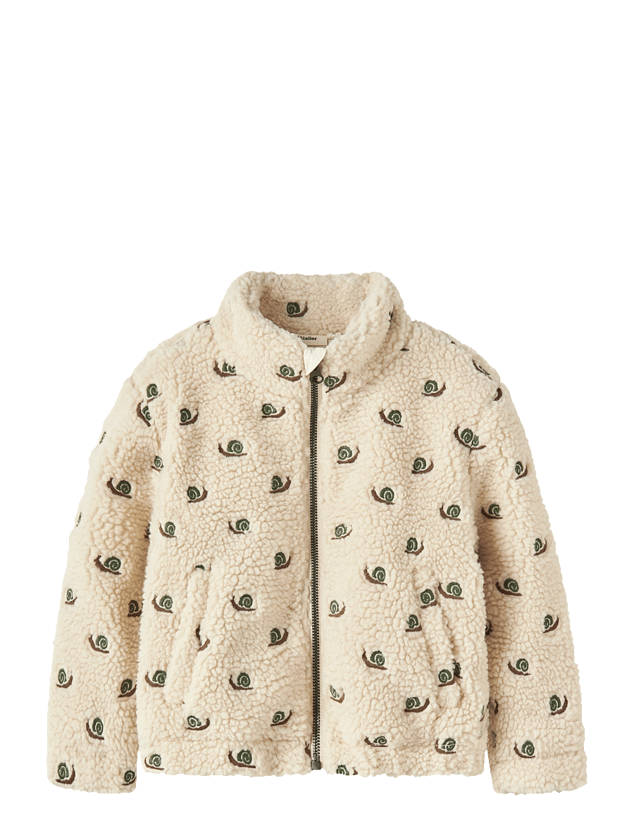 Lil'Atelier - NMMNALO SUI SHERPA LOOSE JACKET LIL - fleecejacken - turtledove - 0