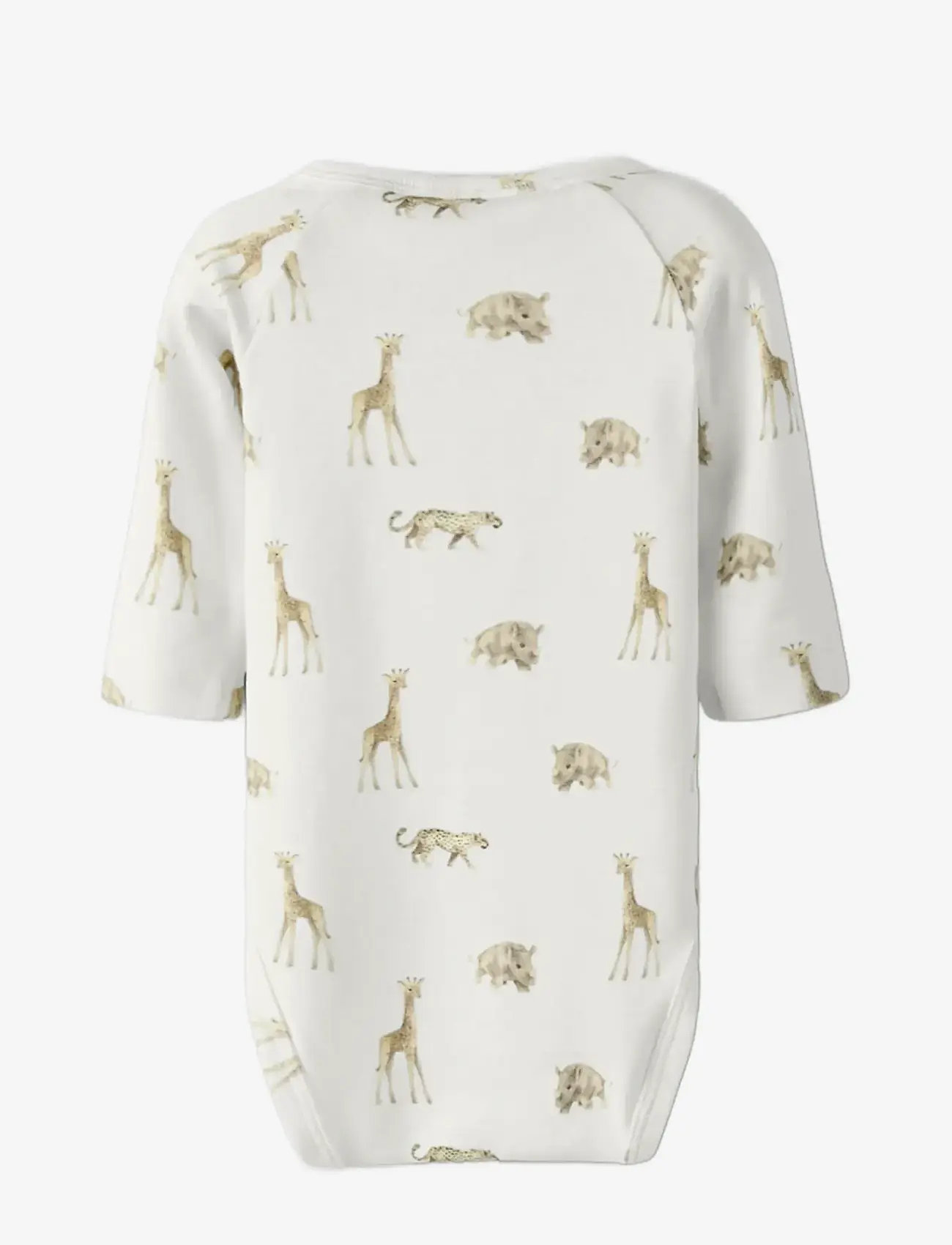 Lil'Atelier - NBMGAYO ELM LS SLIM BODY LIL NOOS - pikkade varrukatega - coconut milk - 2