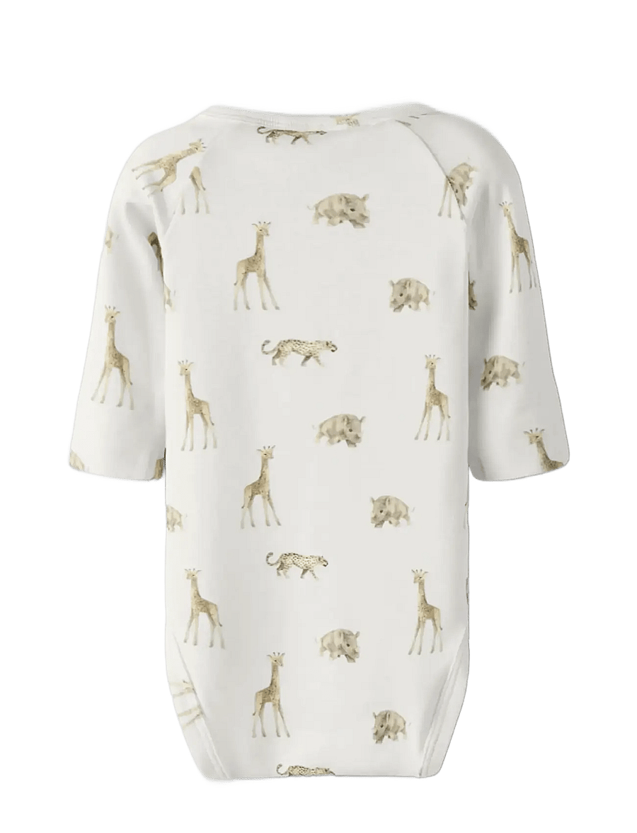 Lil'Atelier - NBMGAYO ELM LS SLIM BODY LIL NOOS - langærmede heldragter - coconut milk - 2
