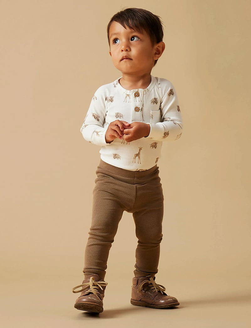 Lil'Atelier - NBMGAYO ELM LS SLIM BODY LIL NOOS - pikkade varrukatega - coconut milk - 3