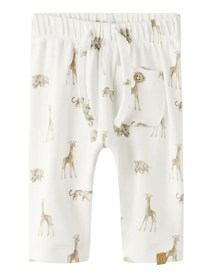 Lil'Atelier - NBMGAYO ELO LOOSE PANT LIL NOOS - babybyxor - coconut milk - 1