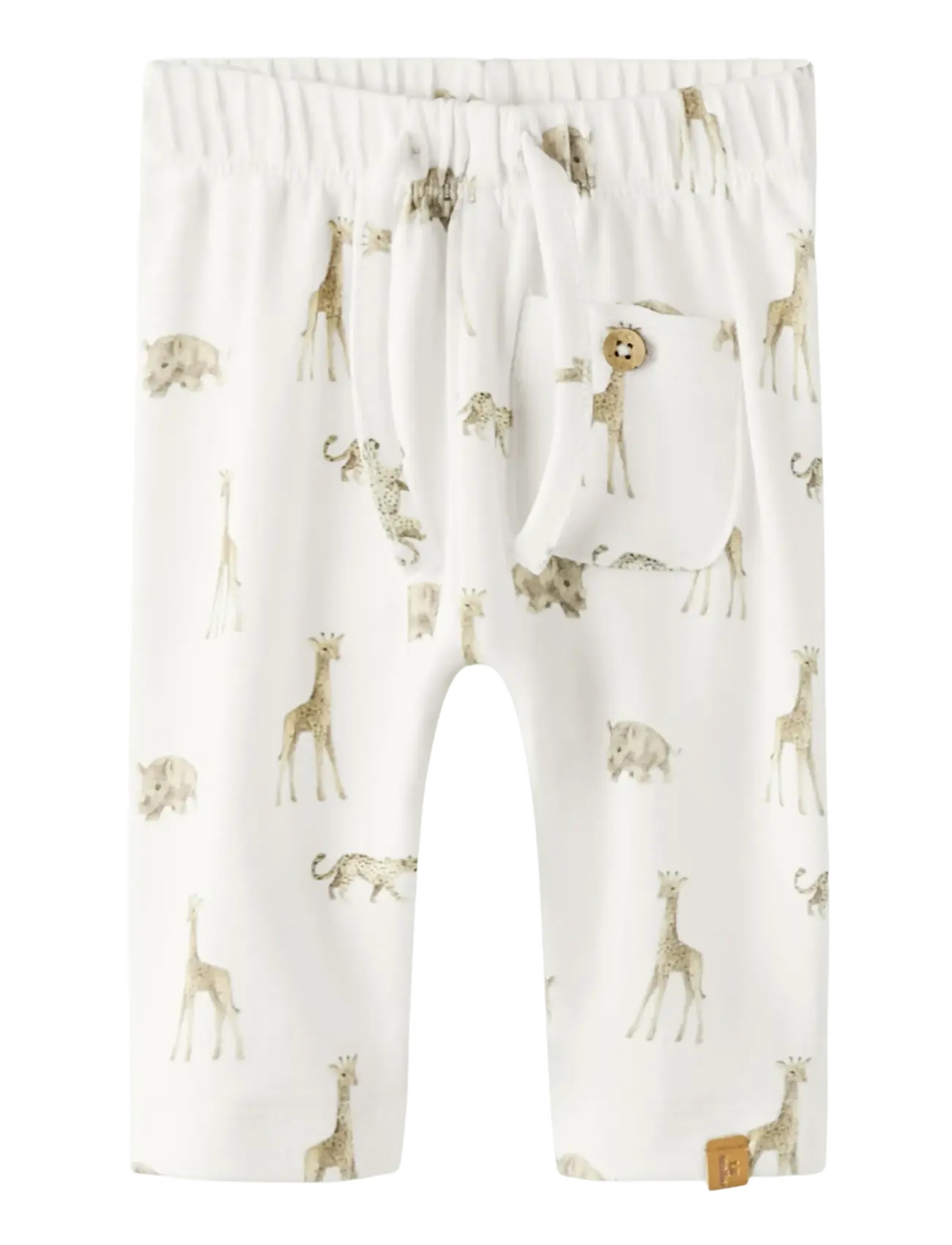 Lil'Atelier NBMGAYO ELO LOOSE PANT LIL NOOS - Bukser - COCONUT MILK / white