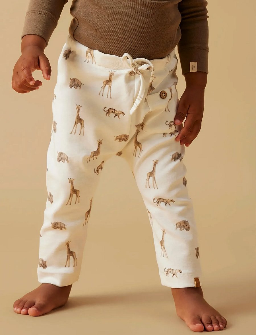 Lil'Atelier - NBMGAYO ELO LOOSE PANT LIL NOOS - babybukser - coconut milk - 3