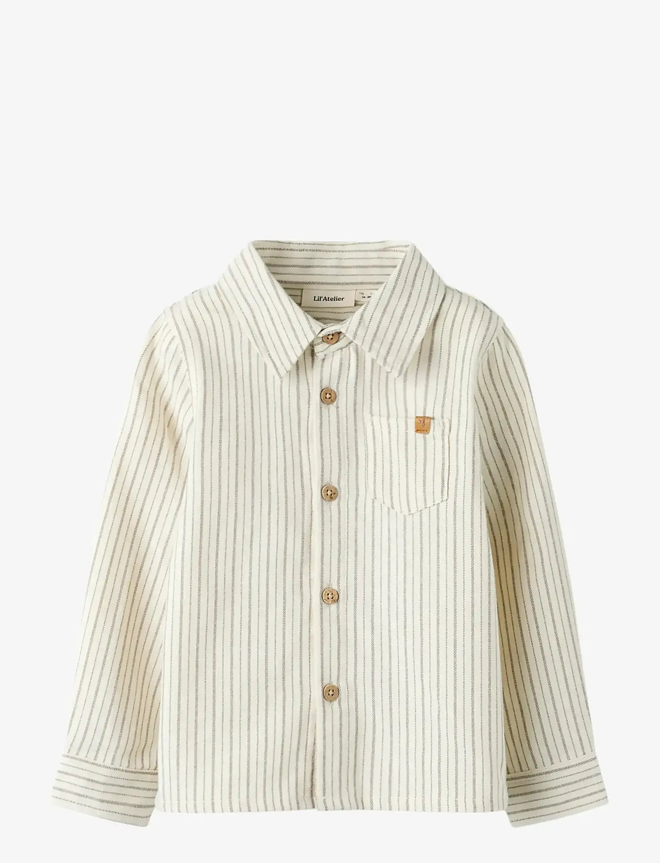 Lil'Atelier - NMMFELIXO LS SHIRT LIL - turtledove - 1