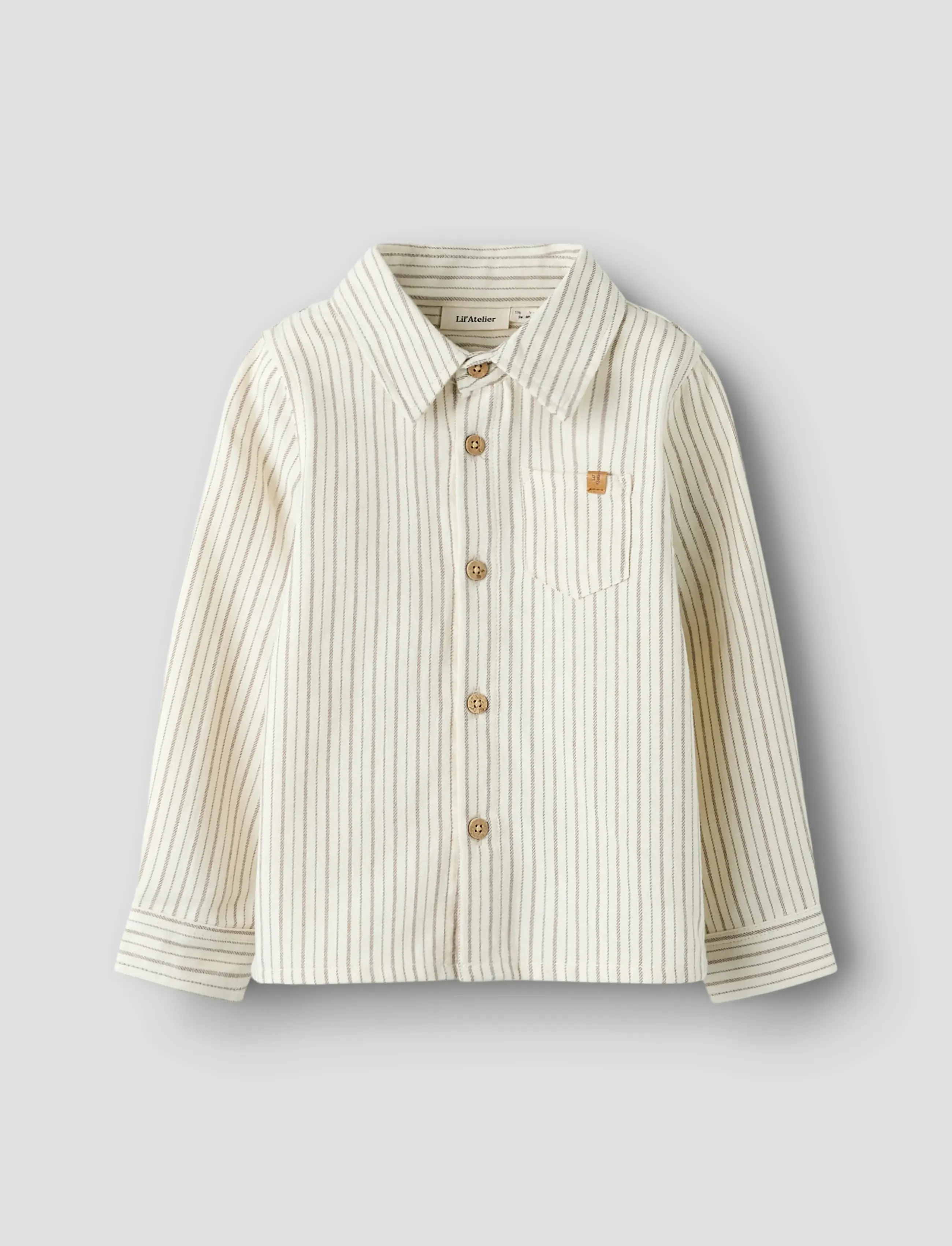 Lil'Atelier - NMMFELIXO LS SHIRT LIL - turtledove - 3