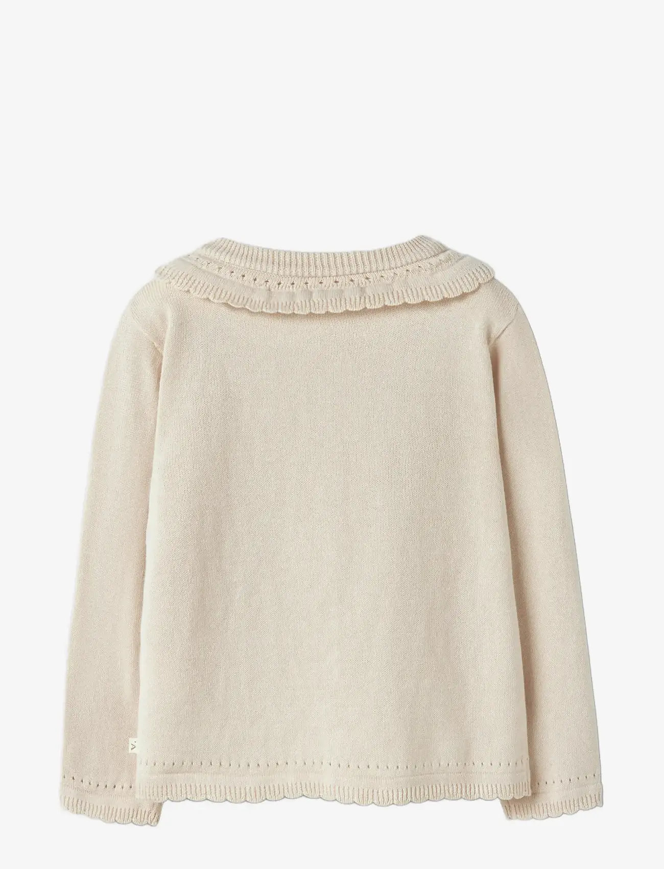Lil'Atelier - NMFHAO LS KNIT CARD LIL - cardigans - coconut milk - 1