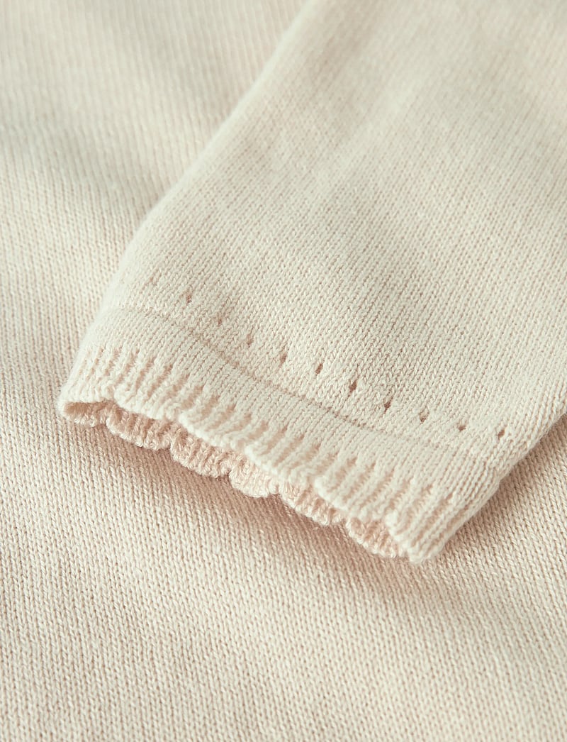 Lil'Atelier - NMFHAO LS KNIT CARD LIL - koftor - coconut milk - 2