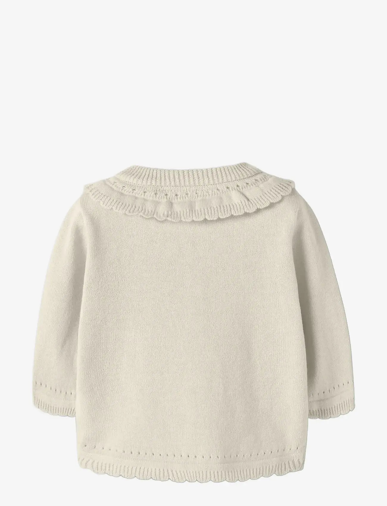 Lil'Atelier - NBFHAO LS KNIT CARD LIL - cardigans - coconut milk - 1