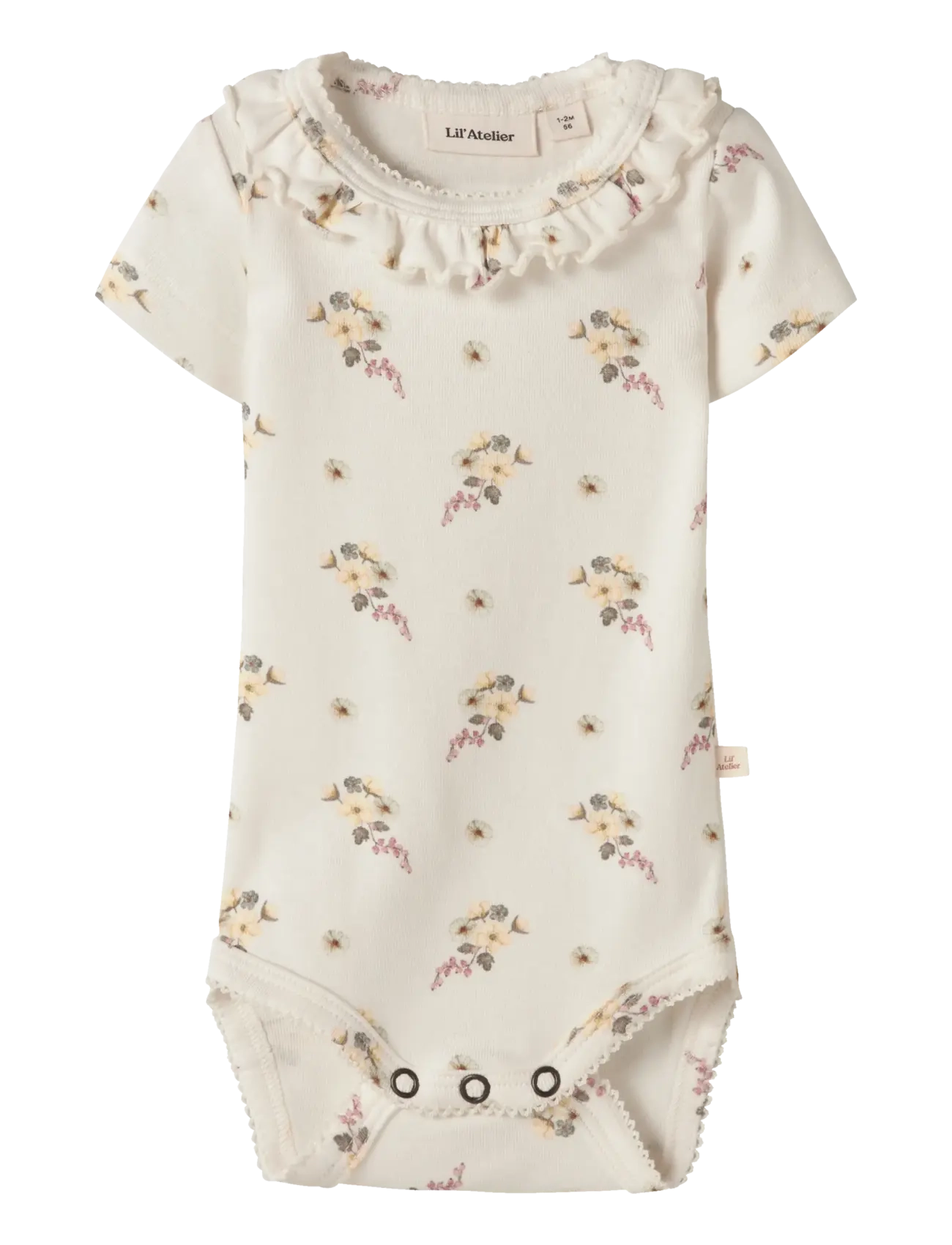 Lil'Atelier NBFGAYO SIO SS SLIM BODY LIL - Bodysuits - COCONUT MILK / cream