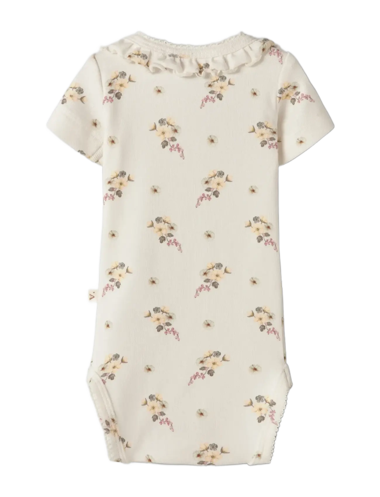 Lil'Atelier - NBFGAYO SIO SS SLIM BODY LIL - kortärmade bodies - coconut milk - 1