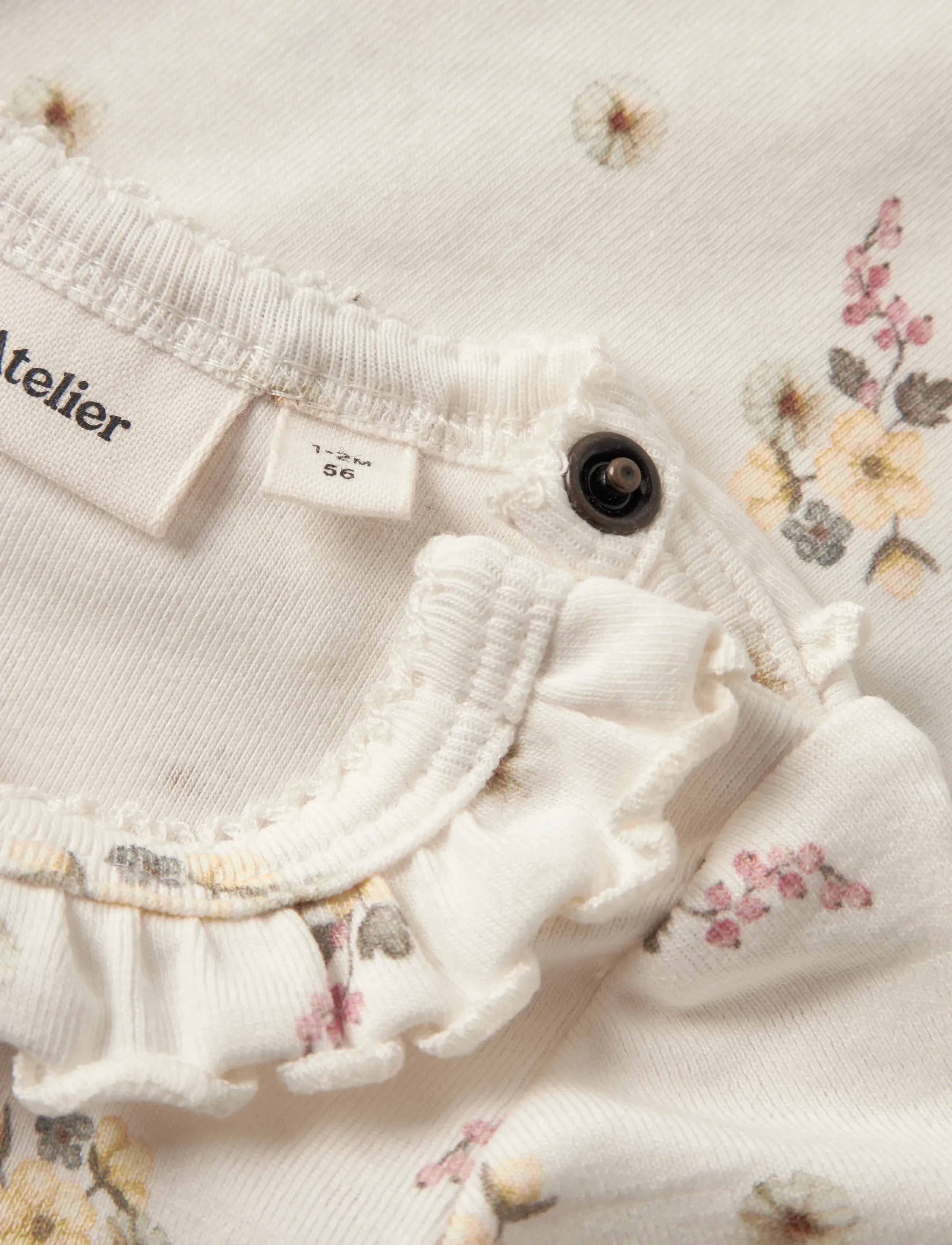 Lil'Atelier - NBFGAYO SIO SS SLIM BODY LIL - kortärmade bodies - coconut milk - 3