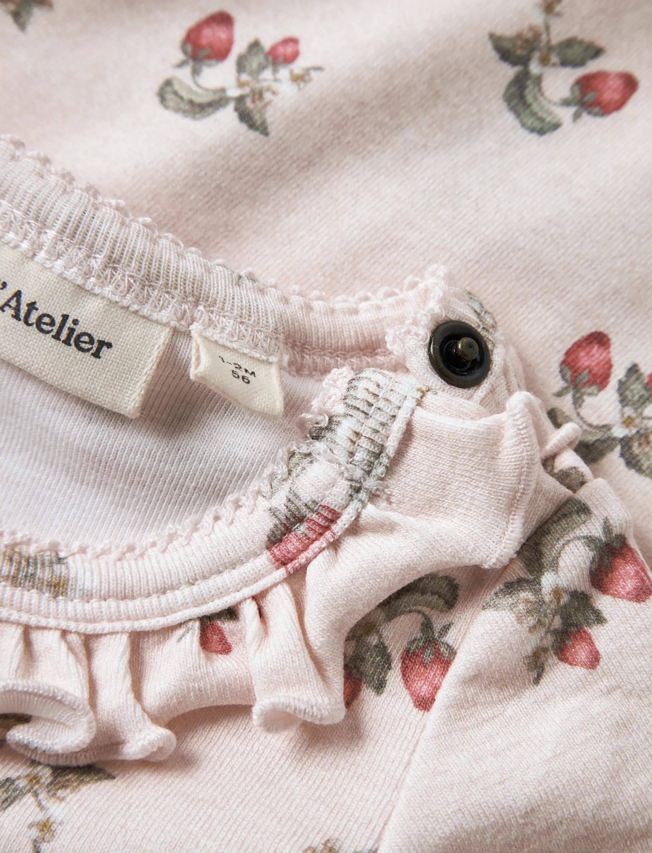 Lil'Atelier - NBFGAYO SIO SS SLIM BODY LIL - kurzärmelige bodys - morganite - 2
