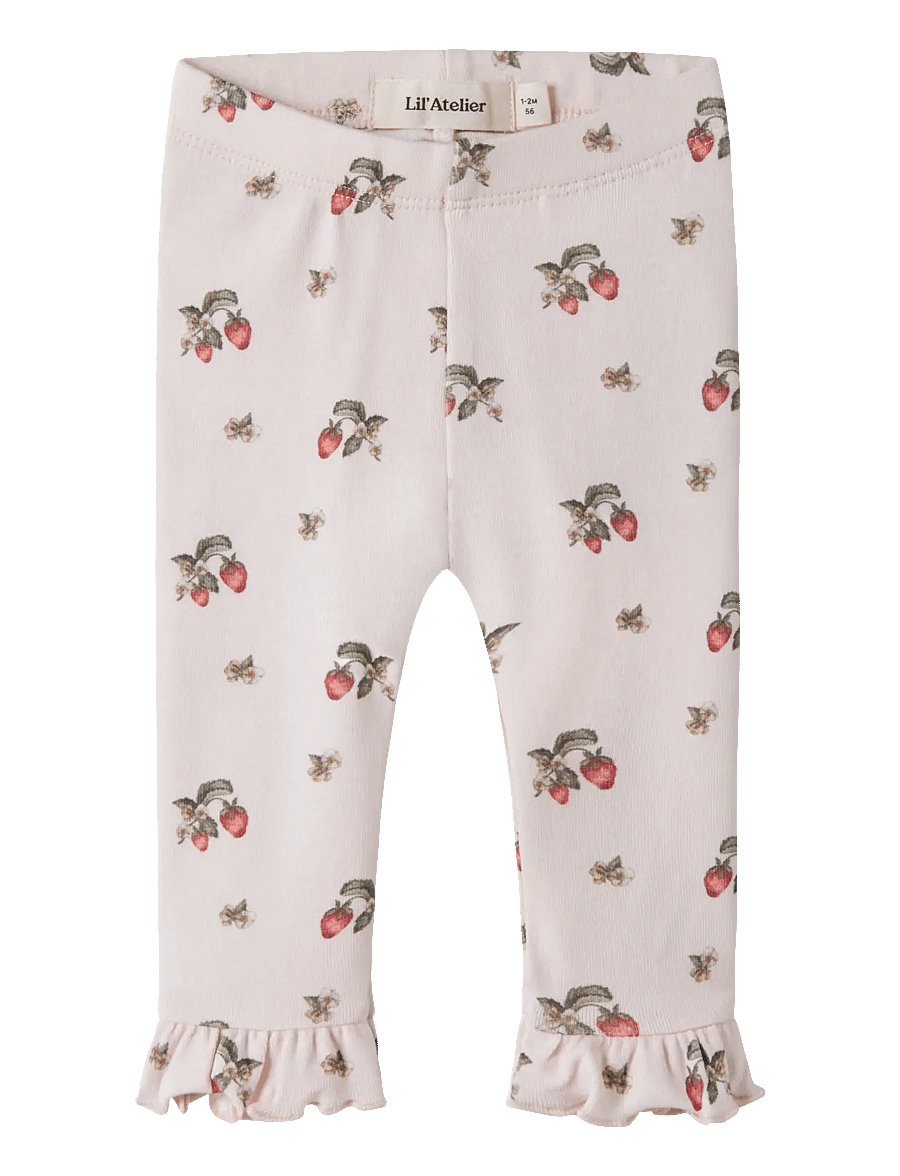 Lil'Atelier - NBFGAYO SKA SLIM LEGGINGS LIL - leggings - morganite - 0