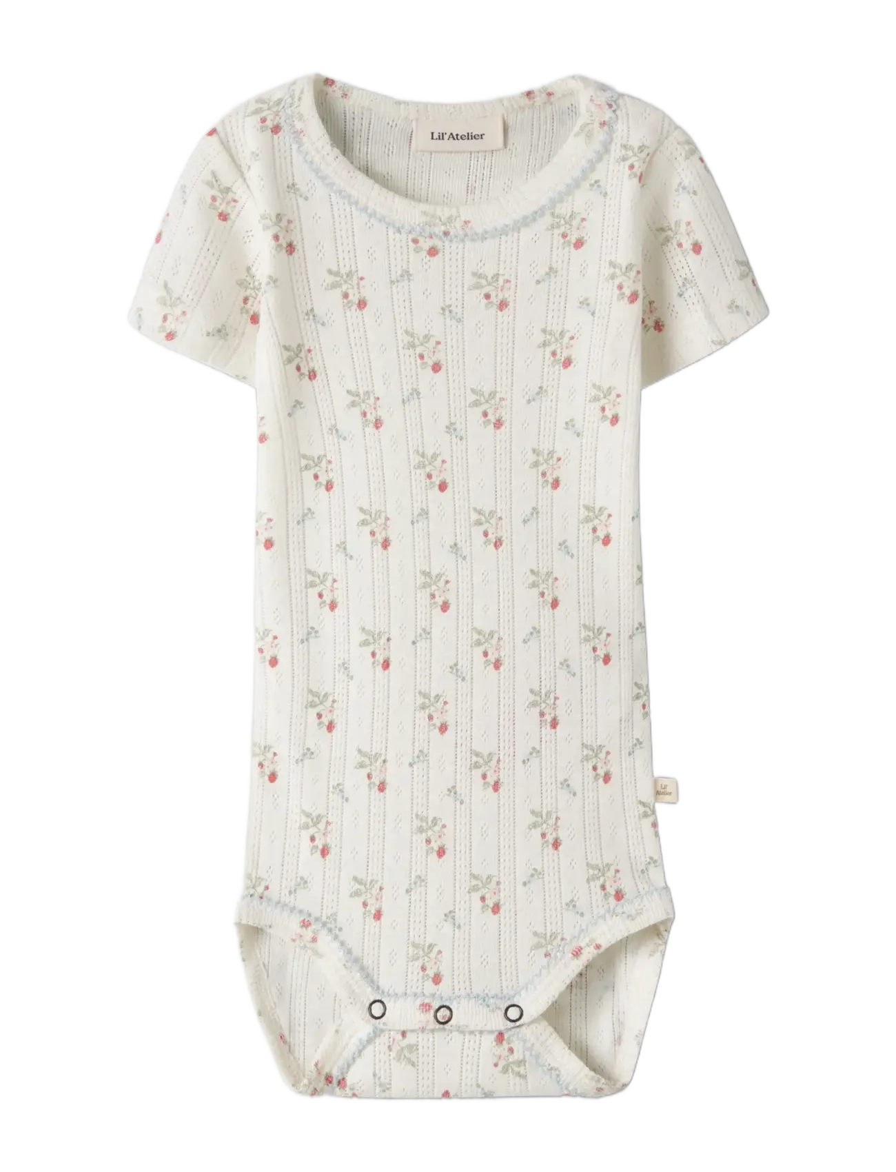Lil'Atelier - NBFRACHELLO DUNA SS SLIM BODY LIL - kortærmede heldragter - coconut milk - 2