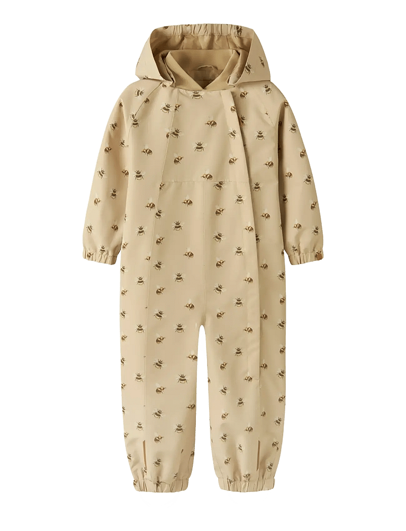 Lil'Atelier - NMNLAMINT SUIT AOP FO LIL - regenschutzanzüge - safari - 0