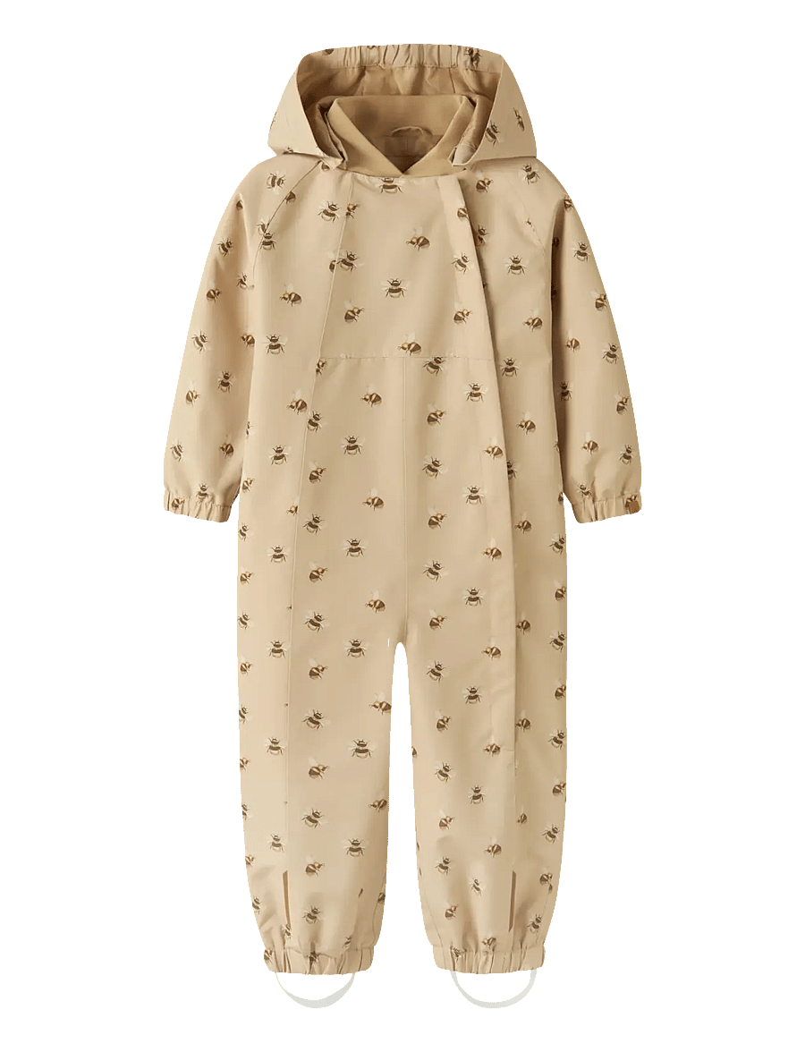 Lil'Atelier - NMNLAMINT SUIT AOP FO LIL - regndragter - safari - 0