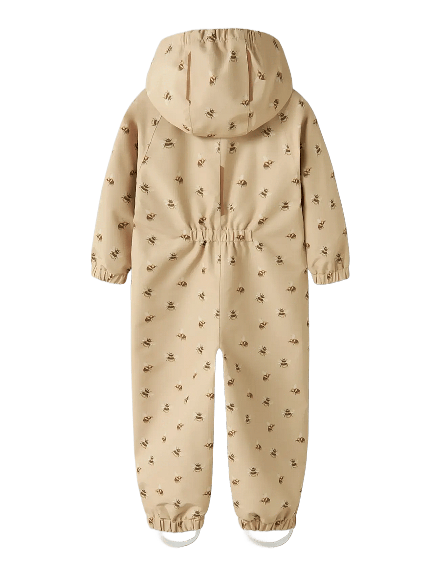 Lil'Atelier - NMNLAMINT SUIT AOP FO LIL - regndragter - safari - 1