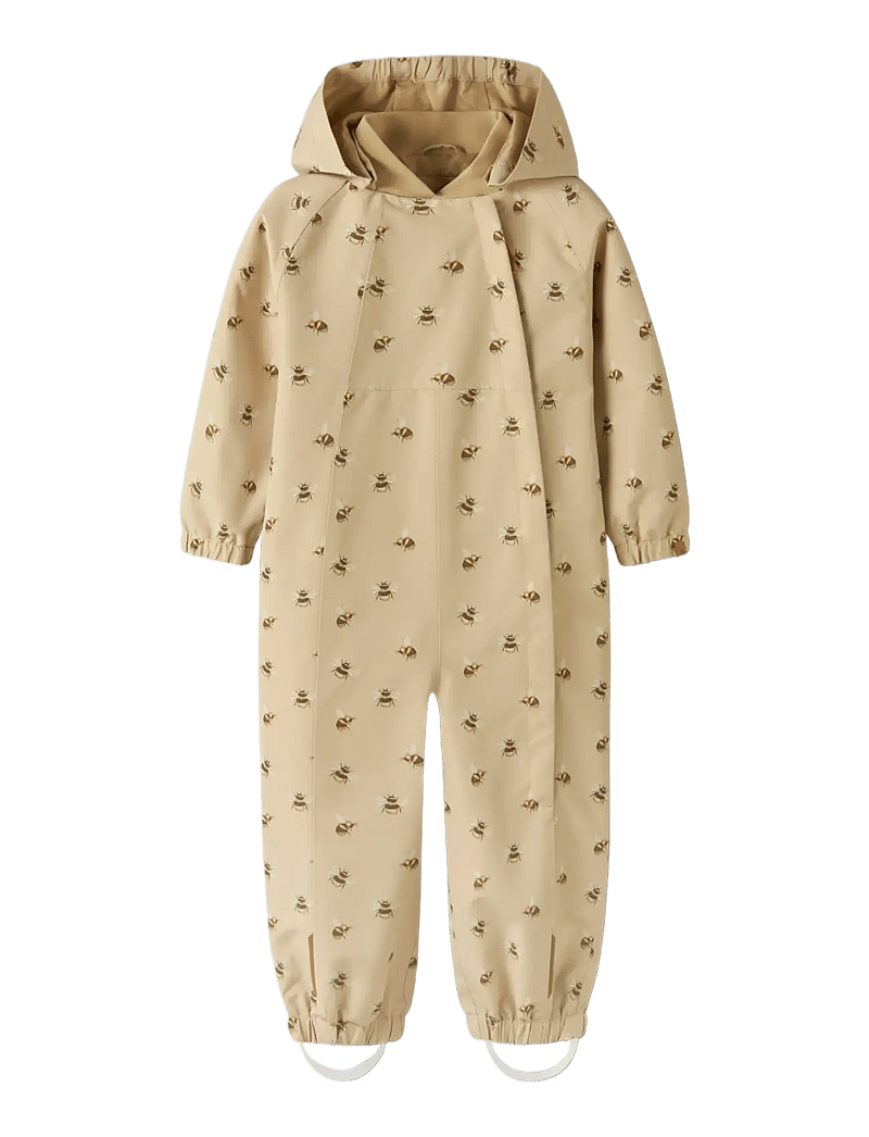 Lil'Atelier - NMNLAMINT SUIT AOP FO LIL - regenschutzanzüge - safari - 2