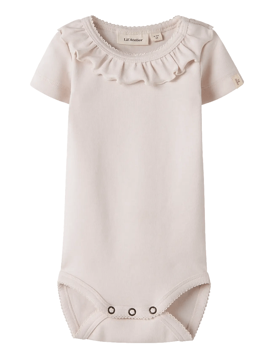 Lil'Atelier - NBFGAYO KOE SS SLIM BODY LIL - bodies à manches courtes - morganite - 0
