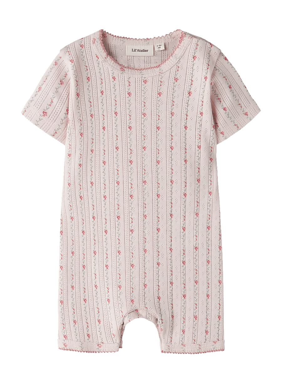 Lil'Atelier - NBFRACHELLO DEB SS LOOSE SUIT LIL - pükskostüümid - morganite - 0