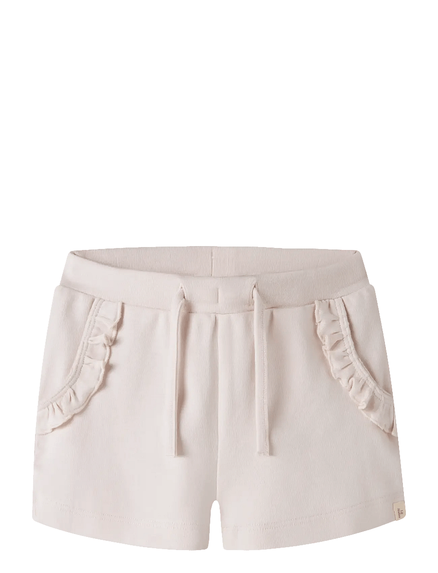 Lil'Atelier - NBFGAYO KOT SHORTS LIL - sweatshorts - morganite - 0