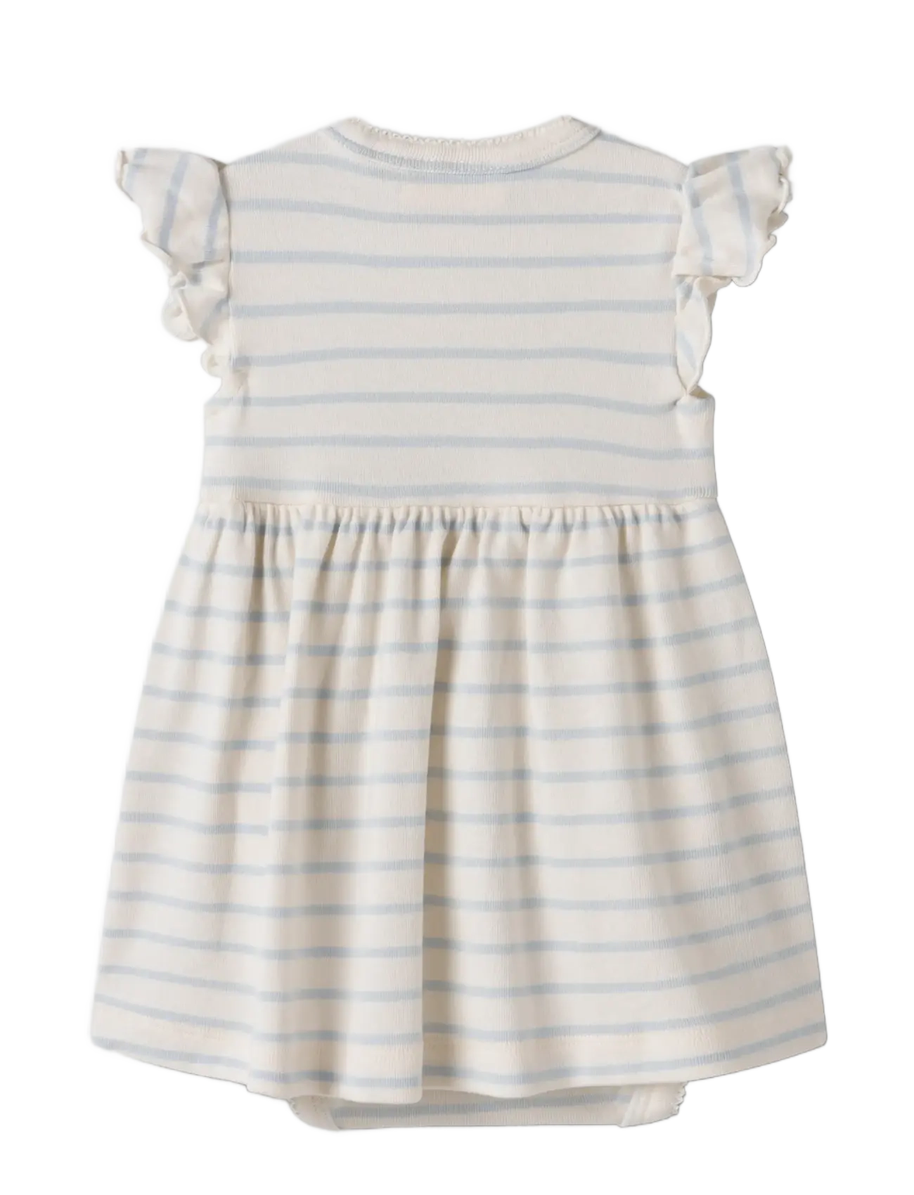 Lil'Atelier - NBFGEO BER CAPSL LOOSE BODY DRESS LIL - À manches courtes - coconut milk - 1
