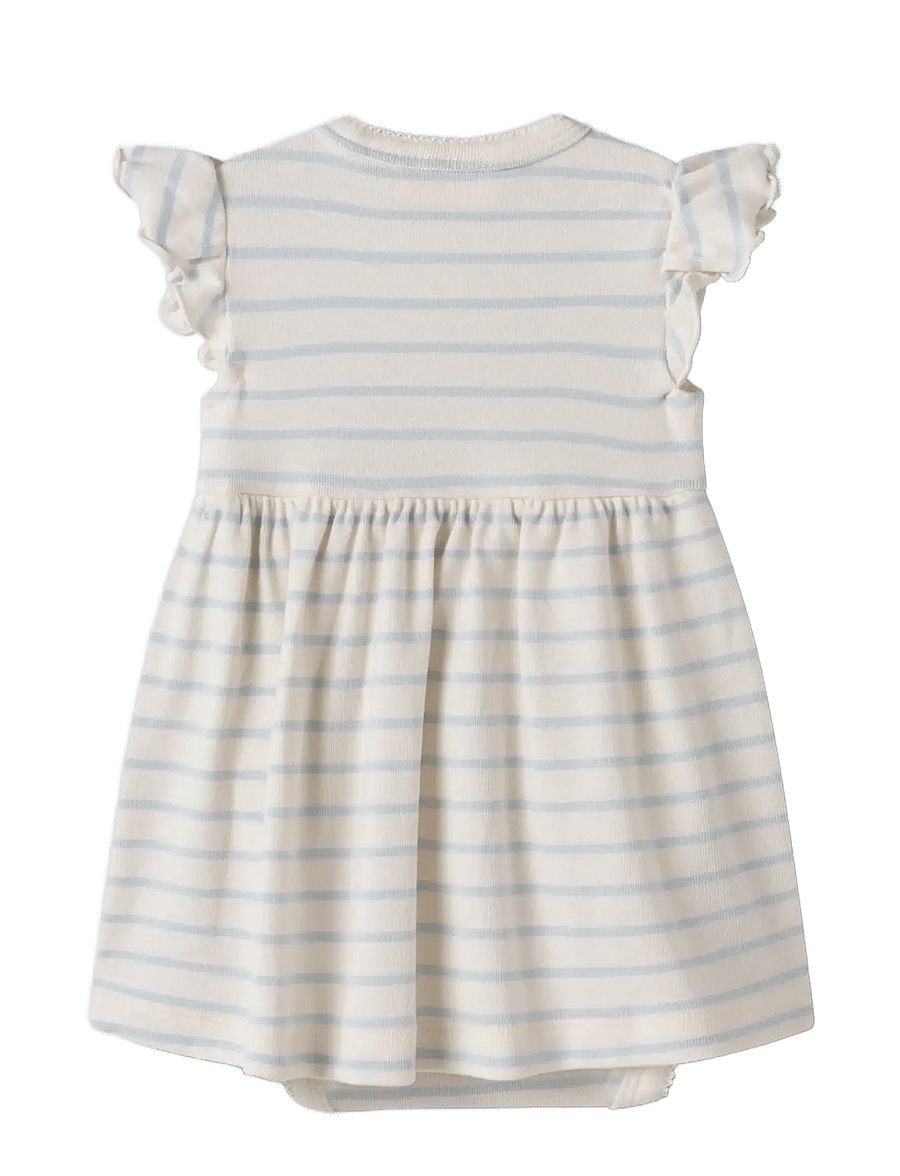 Lil'Atelier - NBFGEO BER CAPSL LOOSE BODY DRESS LIL - À manches courtes - coconut milk - 1