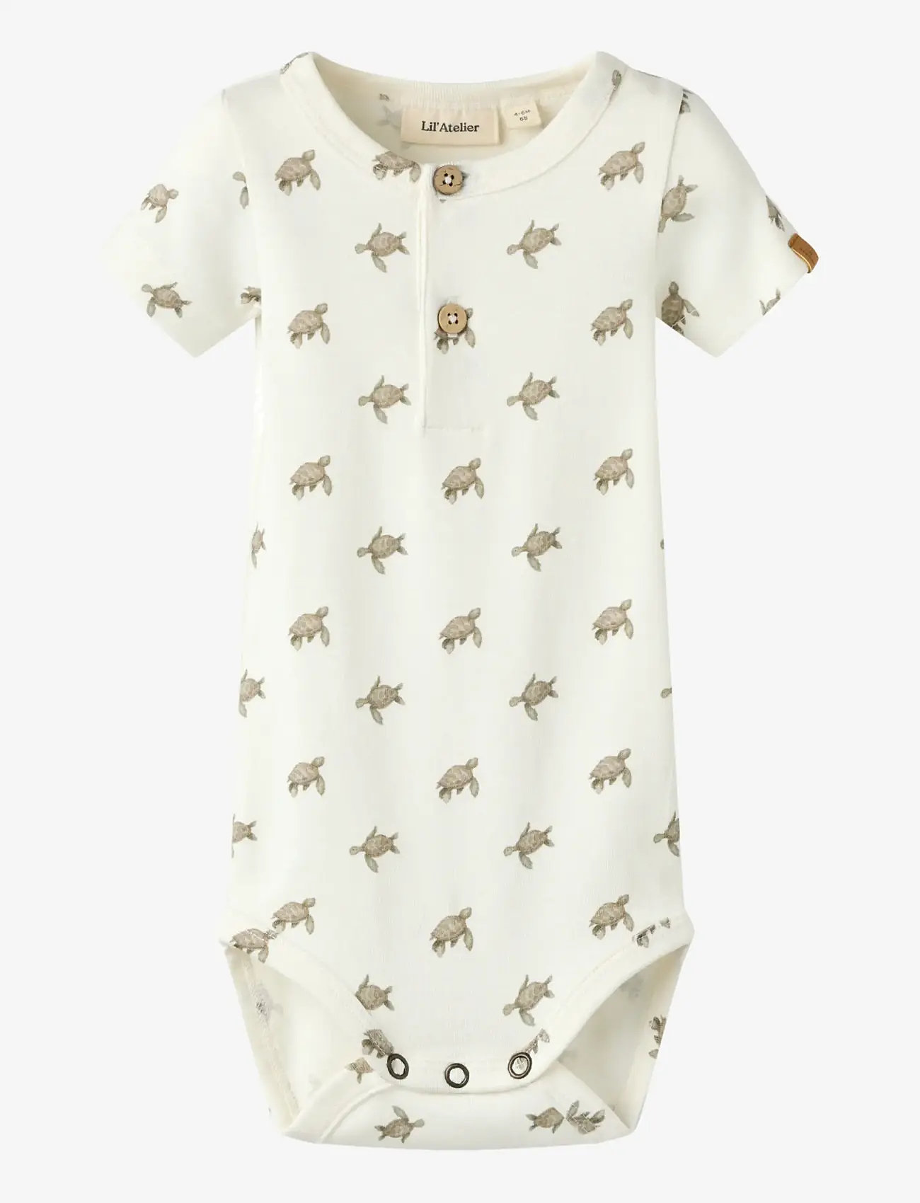 Lil'Atelier - NBMGAYO SAR SS SLIM BODY LIL - kortærmede heldragter - coconut milk - 0