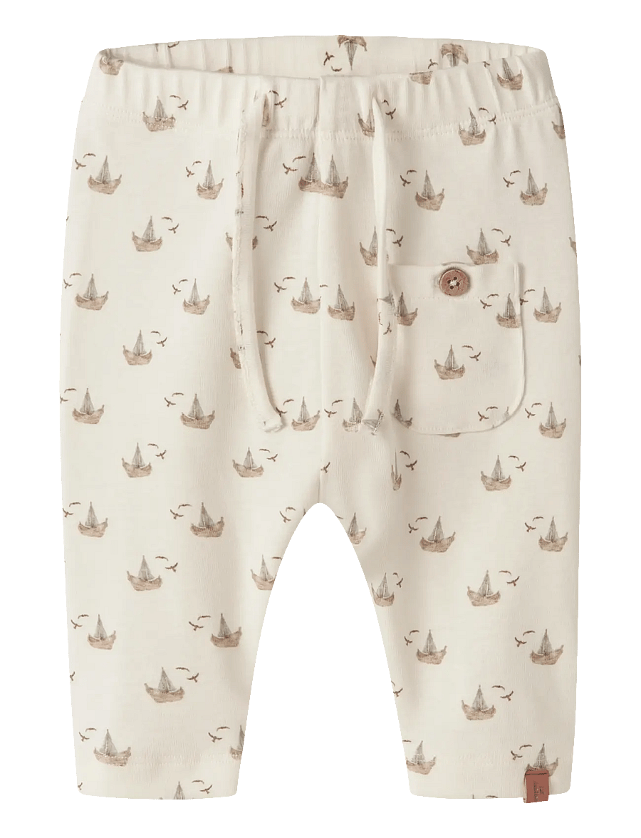 Lil'Atelier - NBMGAYO SAK LOOSE PANT LIL - sweatpants - coconut milk - 0