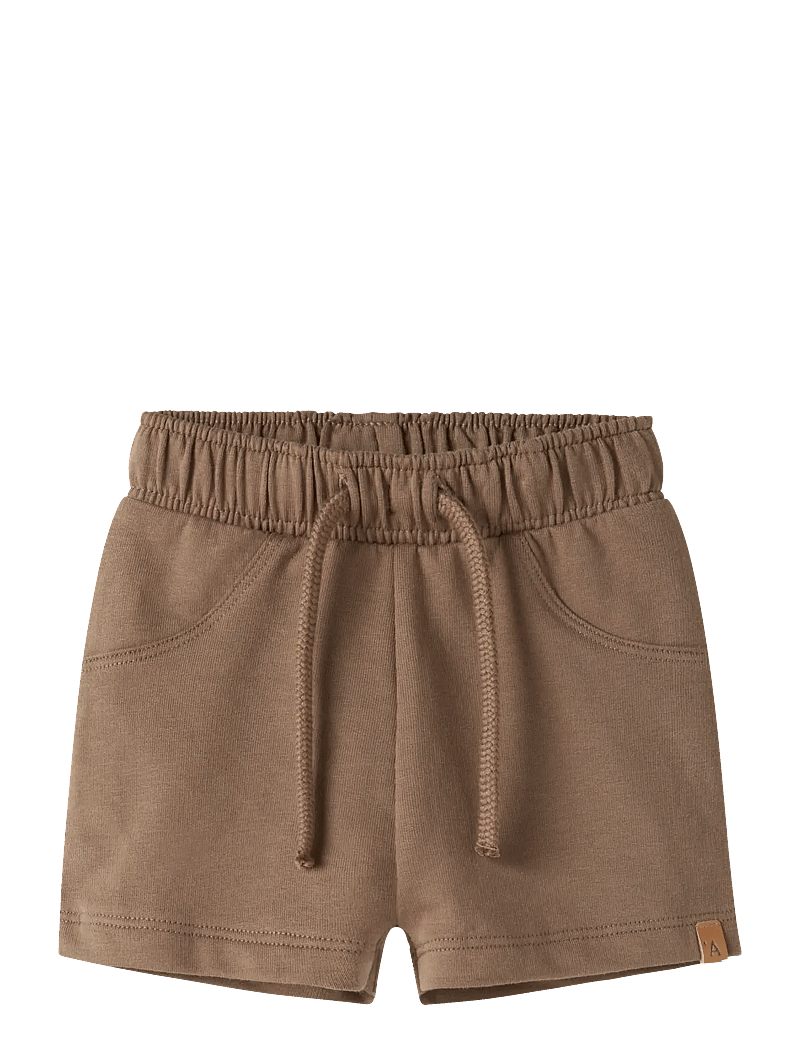 Lil'Atelier - NBNOMAS SWEAT SHORTS LIL - sweatshorts - coca mocha - 0