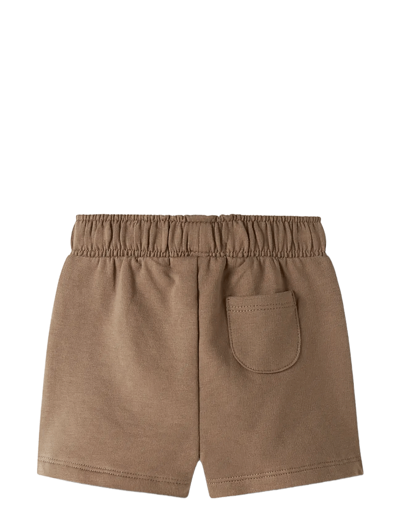 Lil'Atelier - NBNOMAS SWEAT SHORTS LIL - sweatshorts - coca mocha - 1