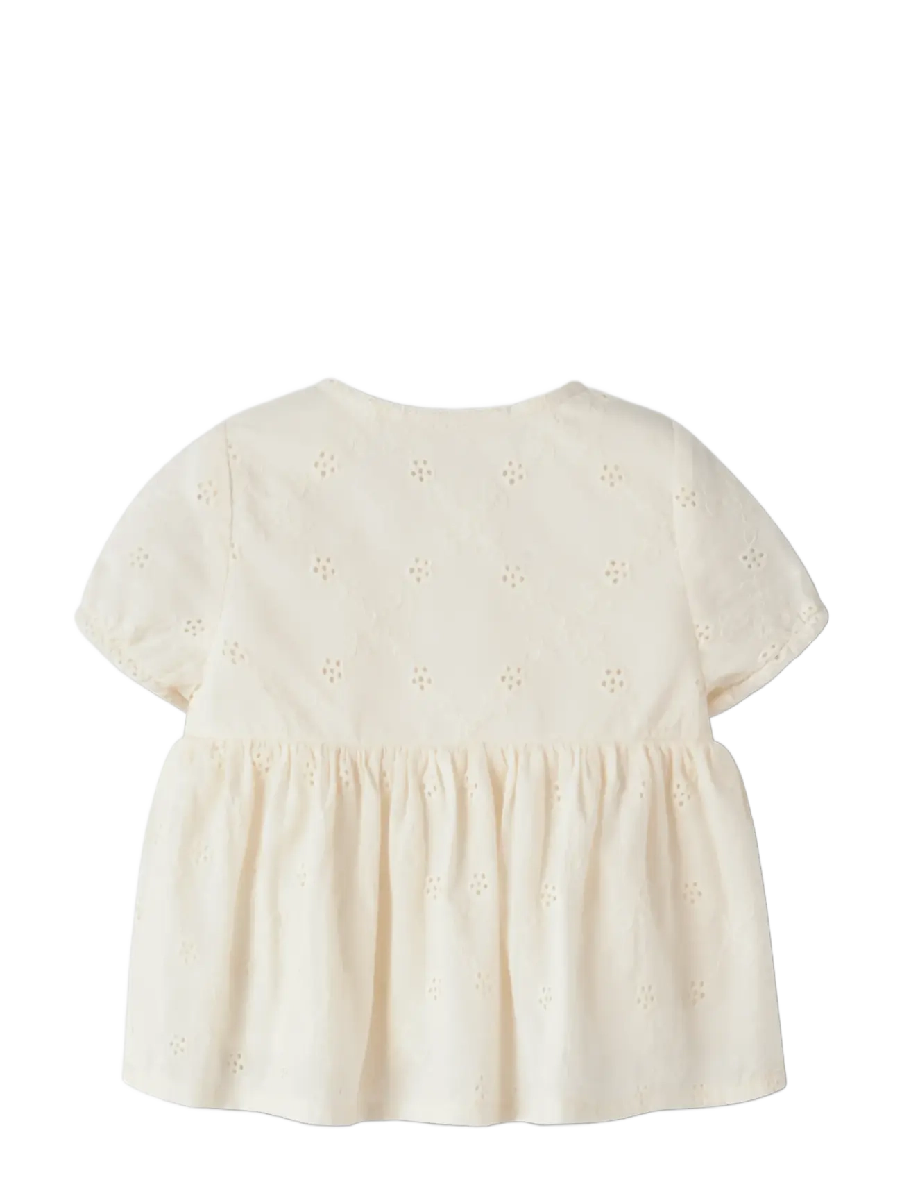 Lil'Atelier - NBFHOSA SS LOOSE SHIRT LIL - stutterma skyrtur - coconut milk - 1