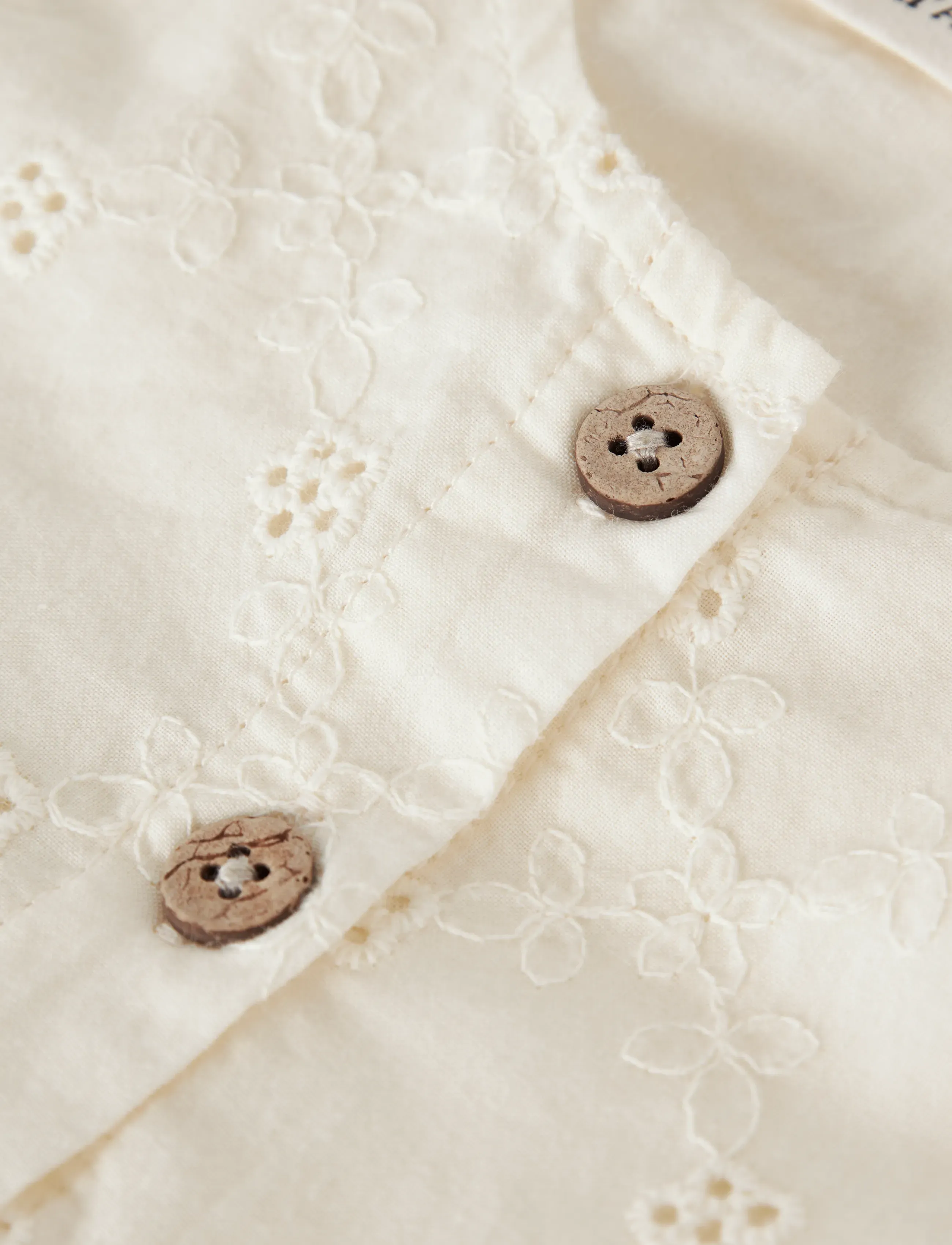 Lil'Atelier - NBFHOSA SS LOOSE SHIRT LIL - stutterma skyrtur - coconut milk - 2