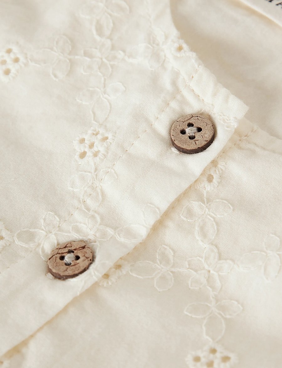 Lil'Atelier - NBFHOSA SS LOOSE SHIRT LIL - stutterma skyrtur - coconut milk - 2